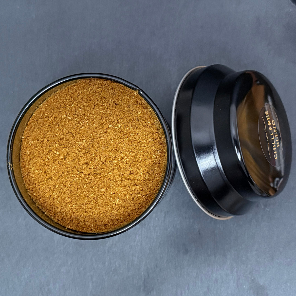 Chilli Free Spice Blend - Premium Hand Ground Chilli Free Blend - 100g