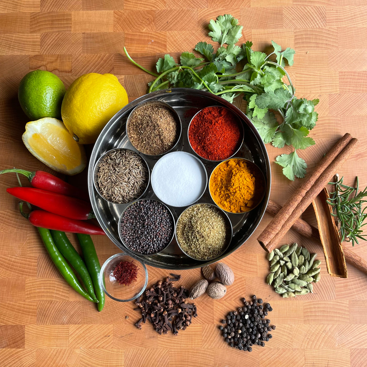 Masala Dabba – Traditional Indian Spice Box
